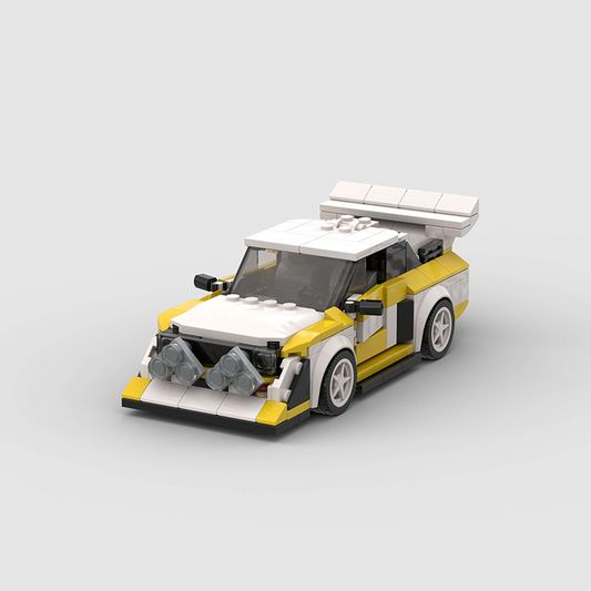 Pullback Audi Sport quattro S1 Rally Car - brickedbuilds