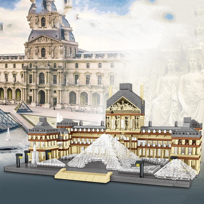 Louvre pyramid - brickedbuilds