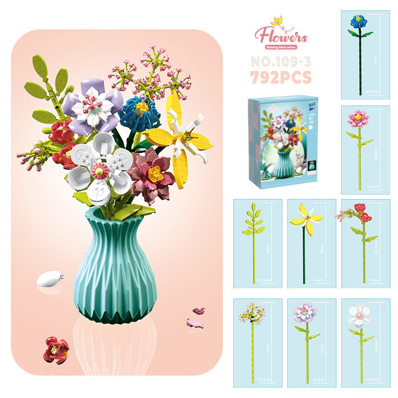 Flowers in Vases - brickedbuilds