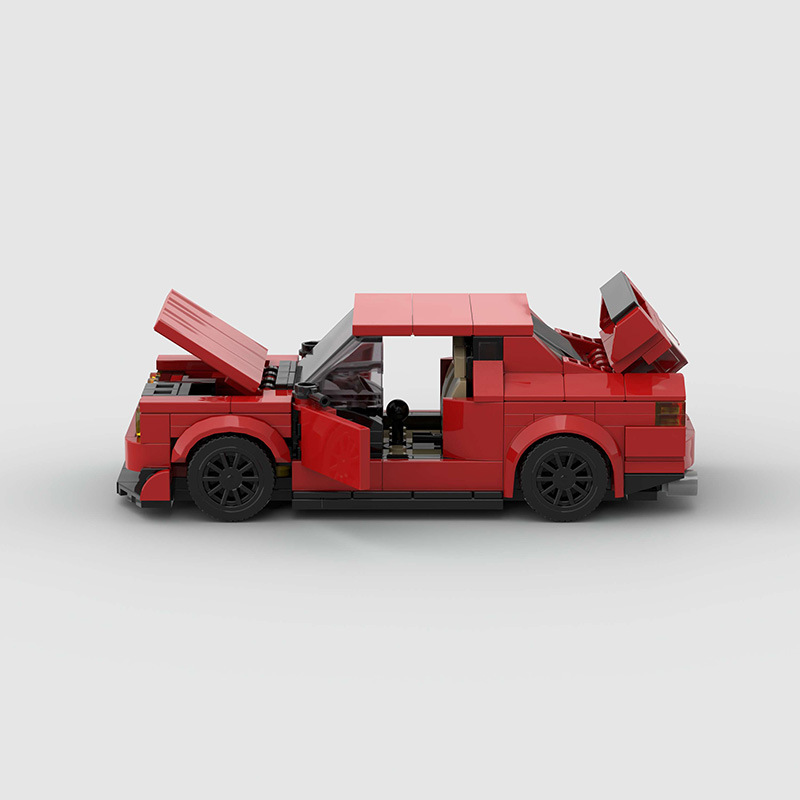 BMW M3 E30 - Red - brickedbuilds